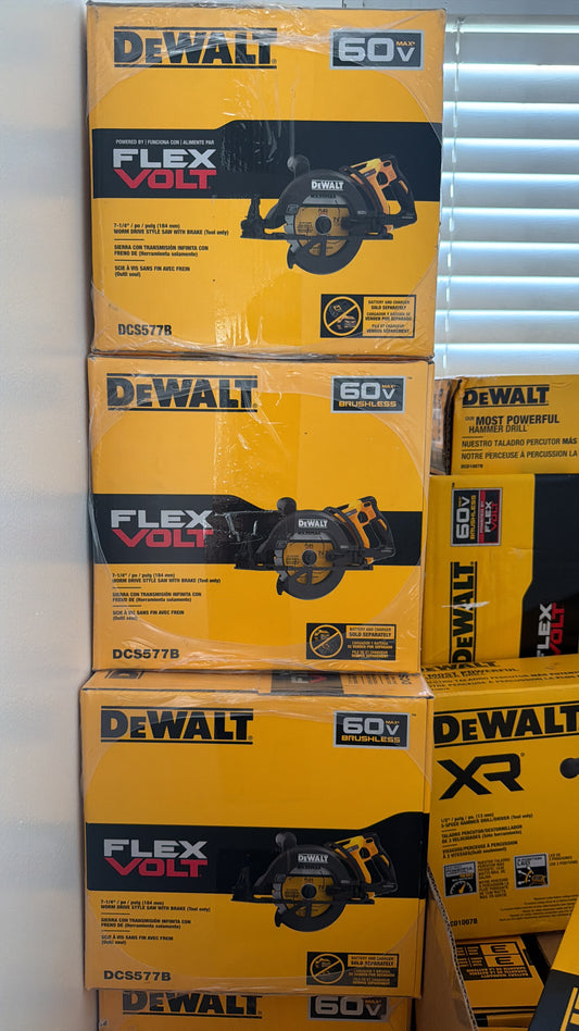 DEWALT 7 1/4” FLEXVOLT Circular Saw with Brake (DCS577B) (Only Tool)